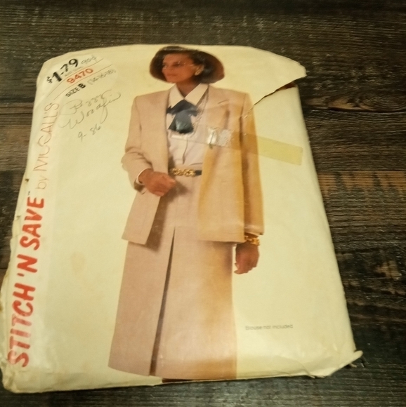 Stitch 'n Save Sewing Pattern 9470 Women's Jacket & Skirt Size 14-18 - Picture 1 of 2